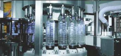 Etykieciarka rollmatic - system etykietowania pustej butelki plastikowej z wykorzystaniem sprężonego powietrza
